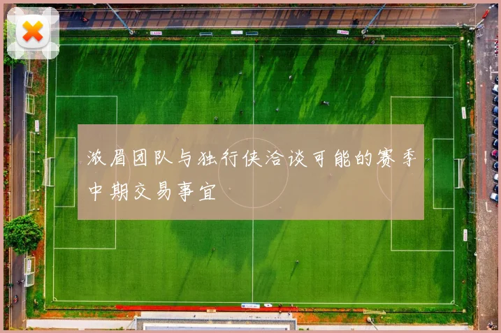 浓眉团队与独行侠洽谈可能的赛季中期交易事宜
